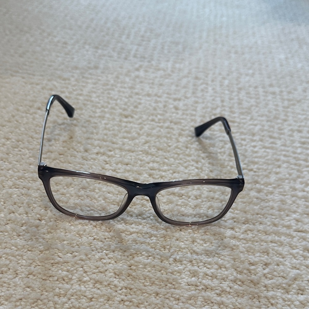 Calvin Klein Black and Silver Eyeglasses
